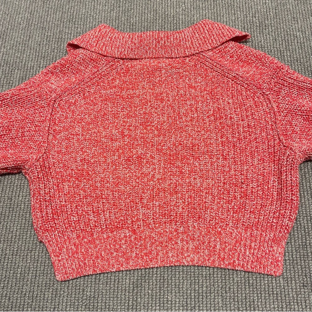 Free People Love This City Sweater in Pink/Red Marled (XS) - Picture 5 of 6